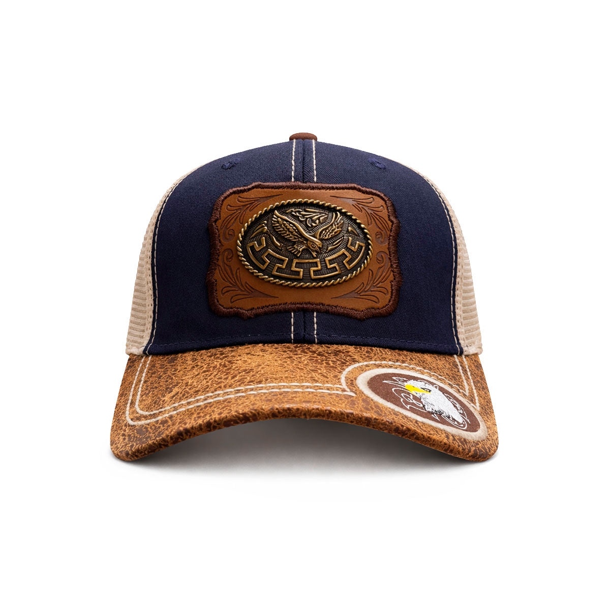 Gorra Trucker Águila Vaquera con Herraje Metálico