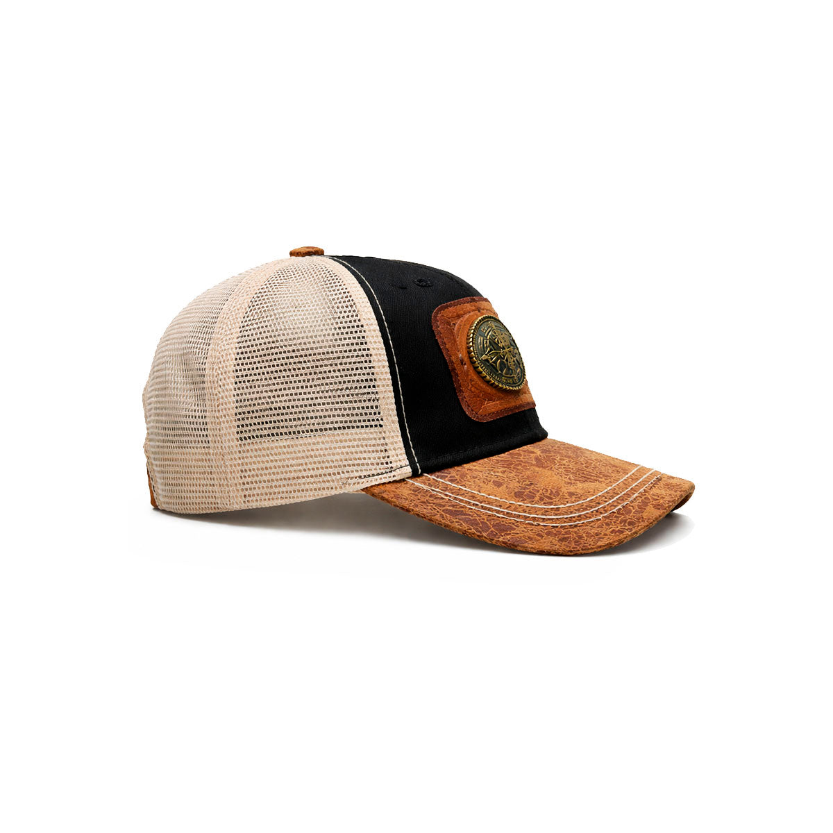 Gorra Trucker Vaquera Águila Herraje Metálico Rancho