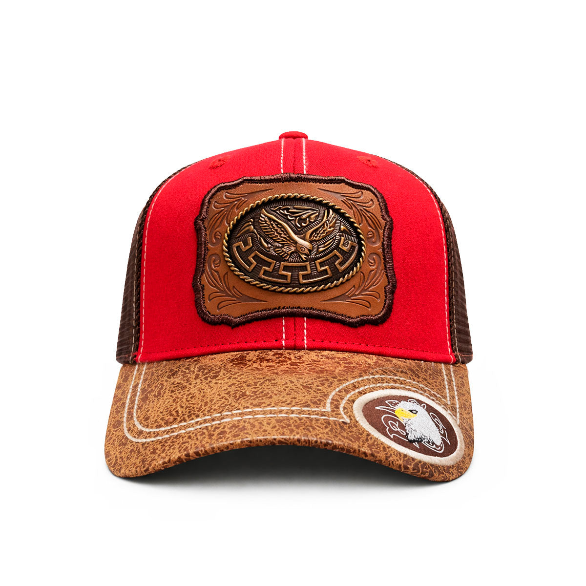 Gorra Trucker Vaquera Águila Herraje Metálico Rancho