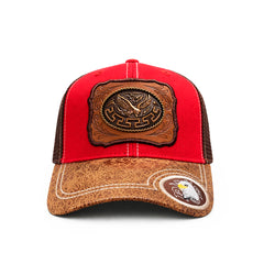 Gorra Trucker Vaquera Águila Herraje Metálico Rancho