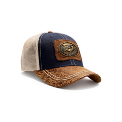 Gorra Trucker Vaquera Alacrán Herraje Metálico Rancho