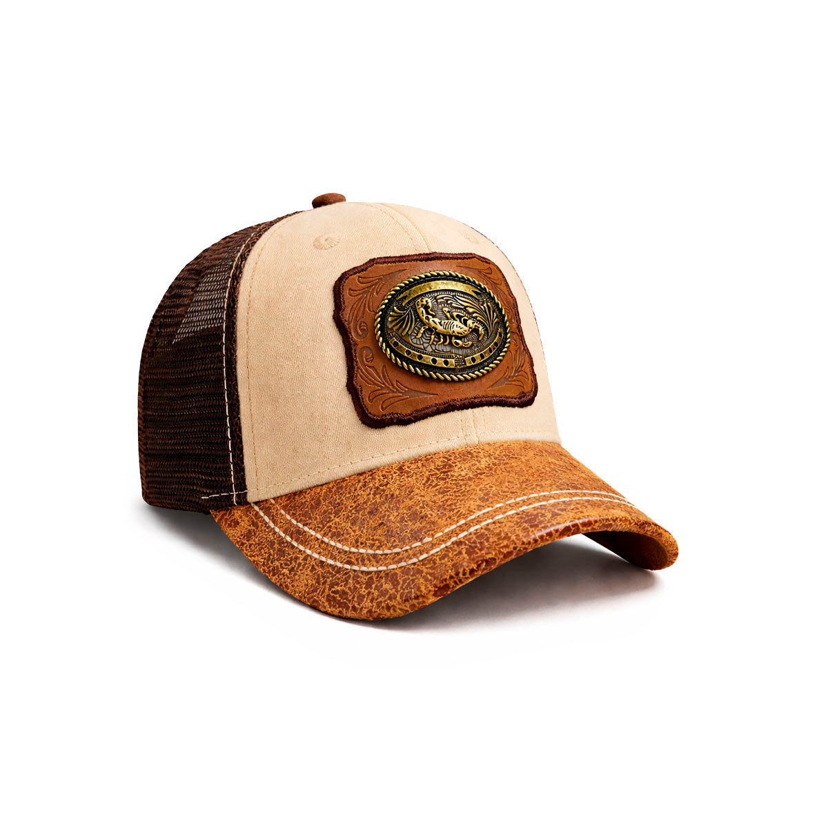 Gorra Trucker Vaquera Alacrán Herraje Metálico Rancho