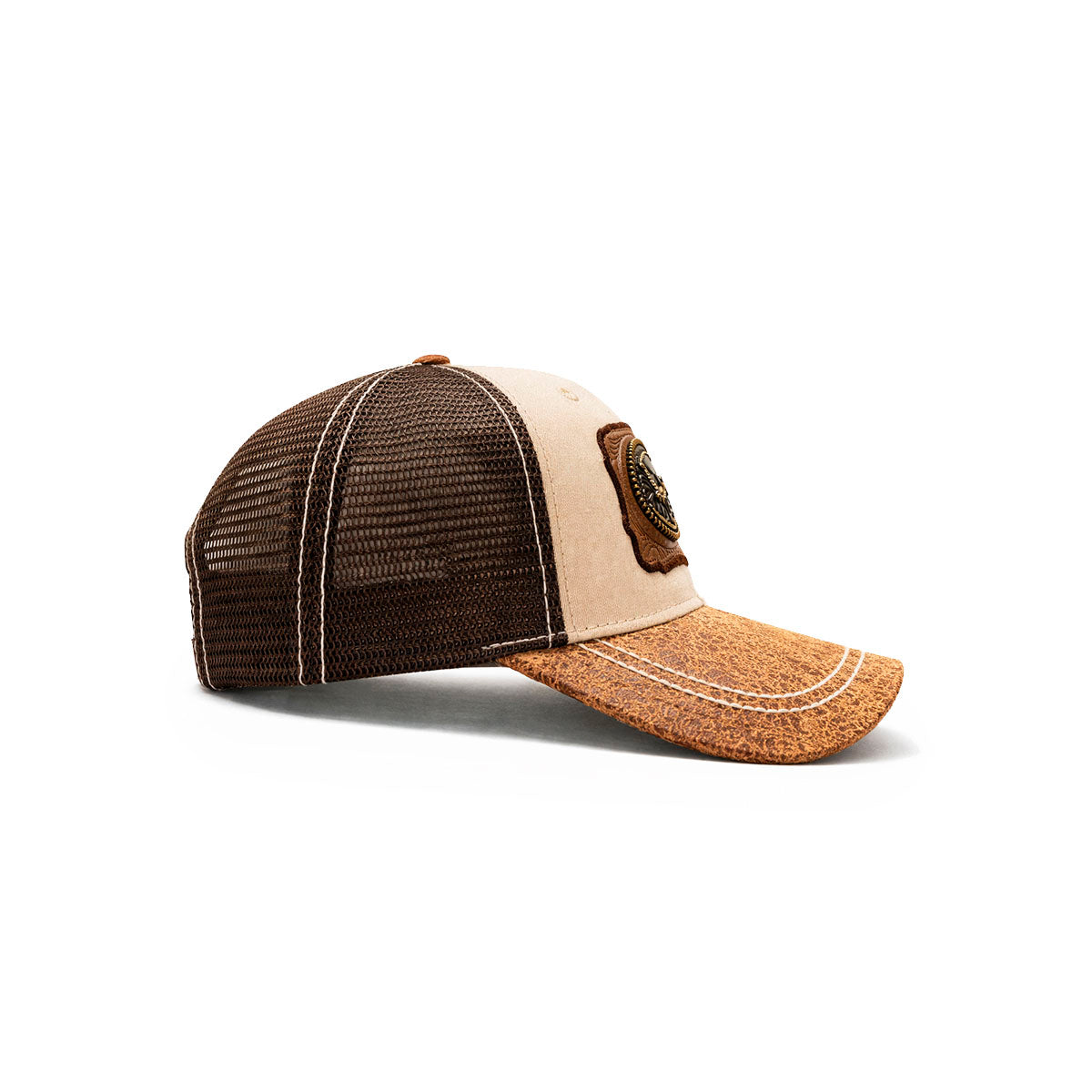 Gorra Trucker Vaquera Alacrán Herraje Metálico Rancho