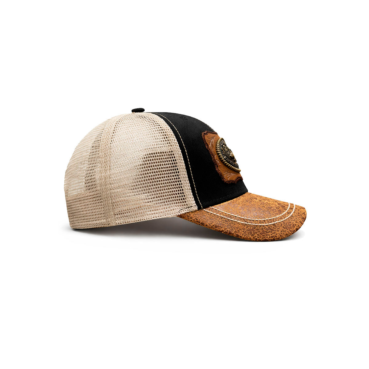 Gorra Trucker Vaquera Alacrán Herraje Metálico Rancho