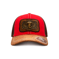 Gorra Trucker Vaquera Elefante Herraje Metálico Rancho