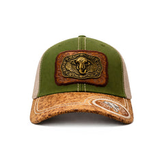 Gorra Trucker Vaquera Elefante Herraje Metálico Rancho