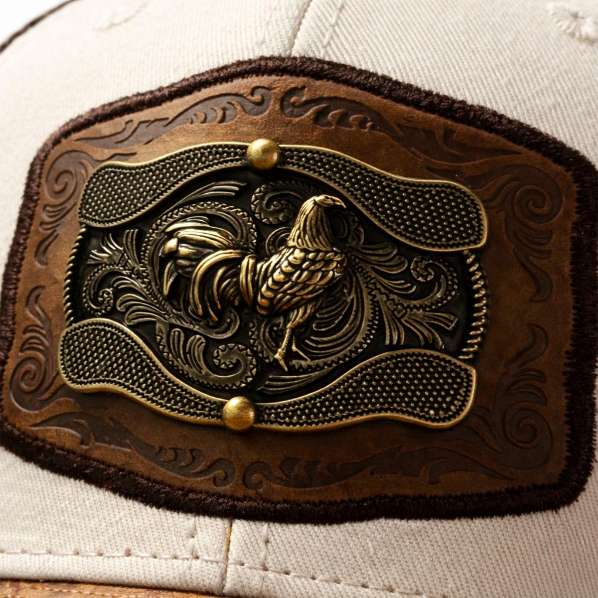 Gorra Trucker Vaquera Original Gallo Knite Hombre Herraje