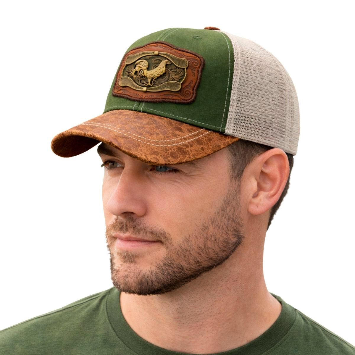 Gorra Trucker Vaquera Original Gallo Knite Hombre Herraje