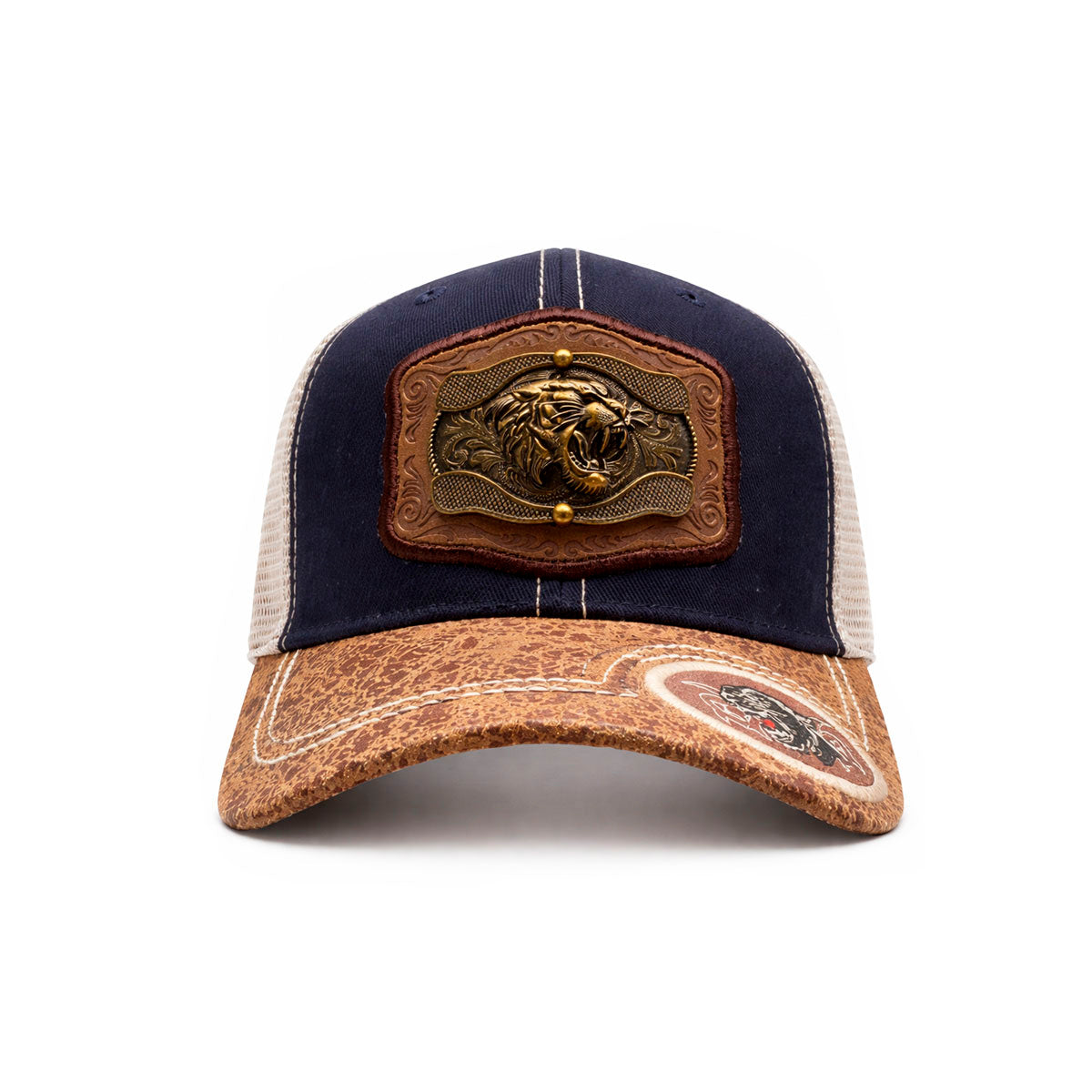 Gorra Trucker Vaquera Pantera Herraje Metálico Rancho