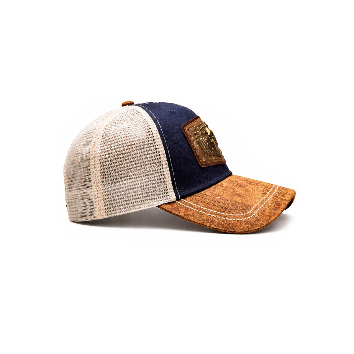 Gorra Trucker Vaquera Pantera Herraje Metálico Rancho