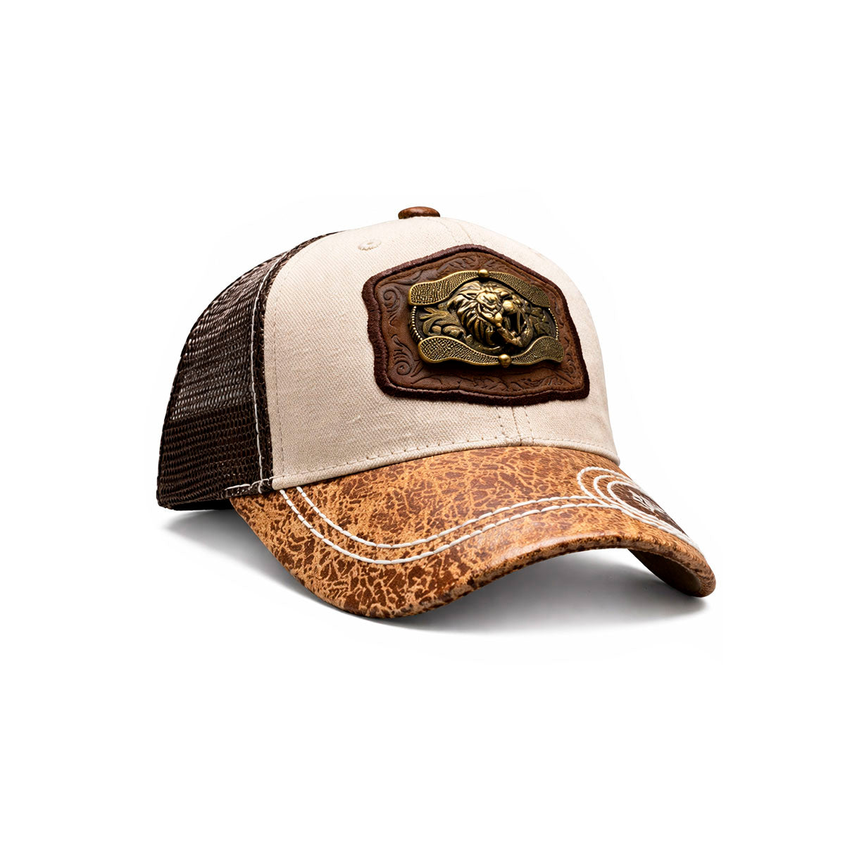 Gorra Trucker Pantera Vaquera con Herraje Metálico