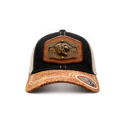 Gorra Trucker Vaquera Pantera Herraje Metálico Rancho