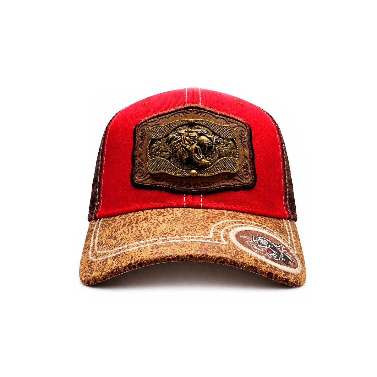 Gorra Trucker Vaquera Pantera Herraje Metálico Rancho