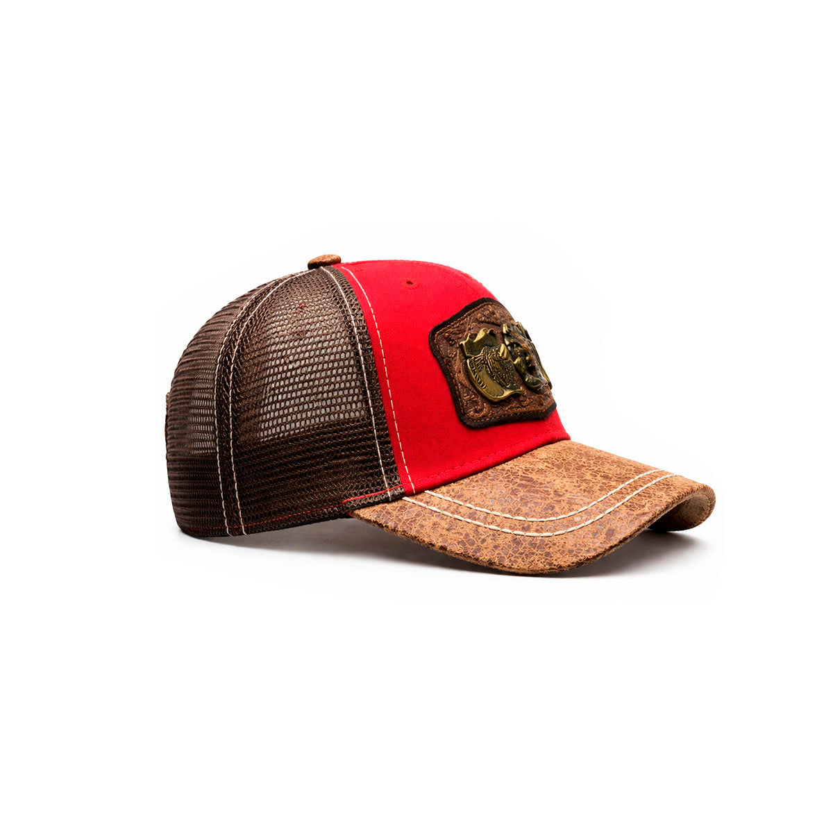 Gorra Trucker Vaquera Pantera Herraje Metálico Rancho