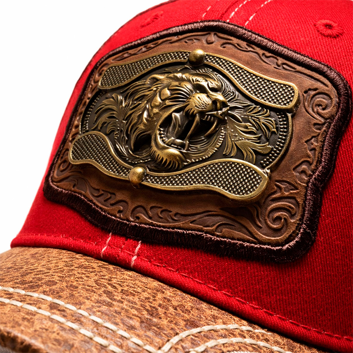 Gorra Trucker Vaquera Pantera Herraje Metálico Rancho