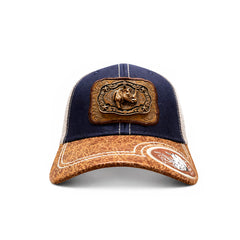 Gorra Trucker Vaquera Rino Herraje Metálico Rancho Knite