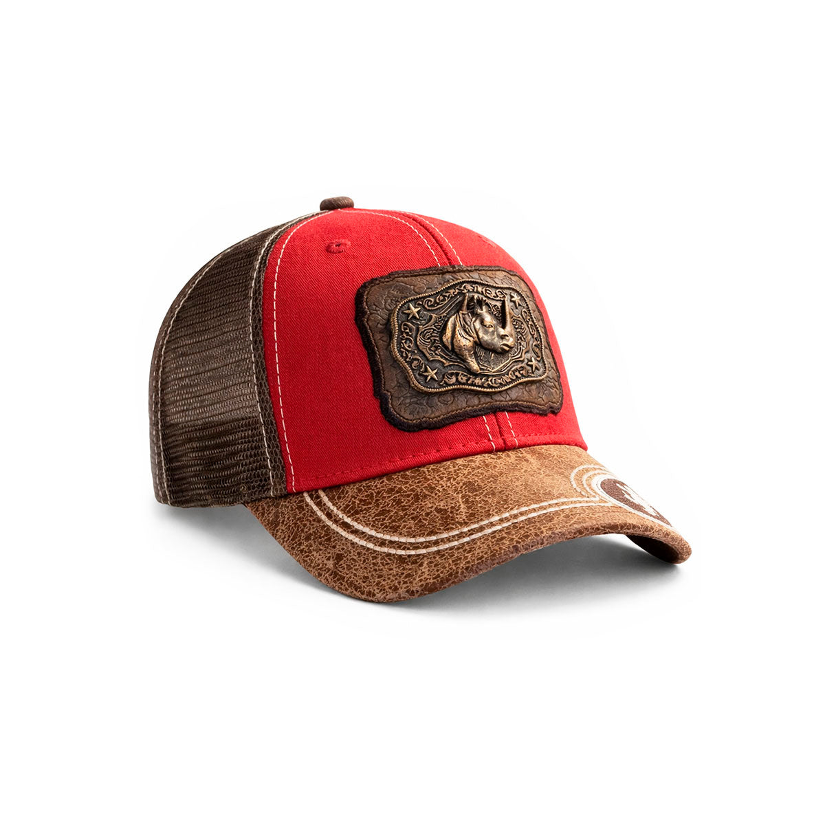Gorra Trucker Vaquera Rino con Herraje Metálico