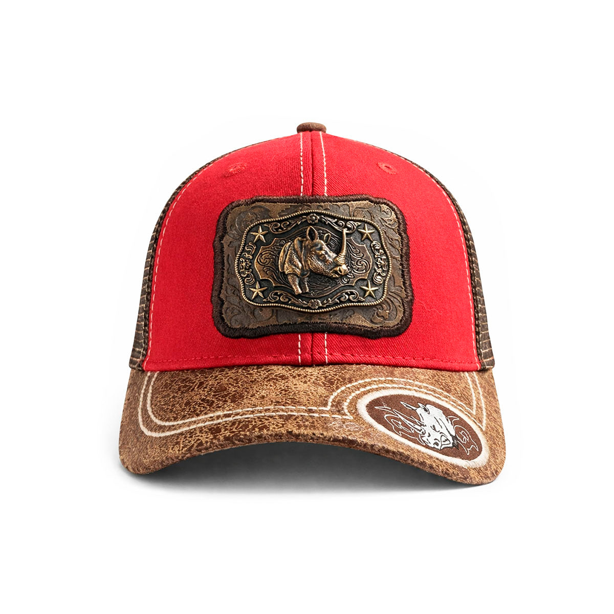 Gorra Trucker Vaquera Rino con Herraje Metálico