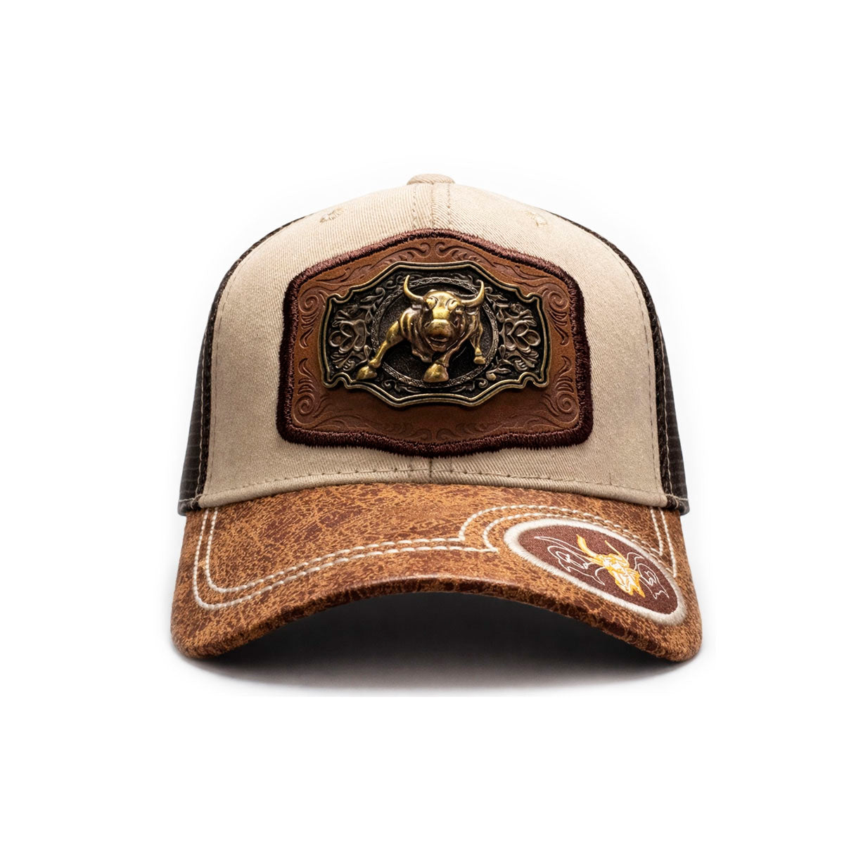 Gorra Trucker Vaquera Toro Herraje Metálico Rancho Knite