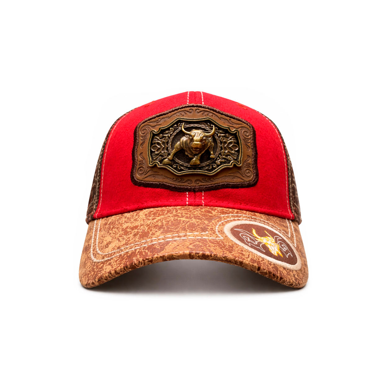Gorra Trucker Vaquera Toro con Herraje Metálico