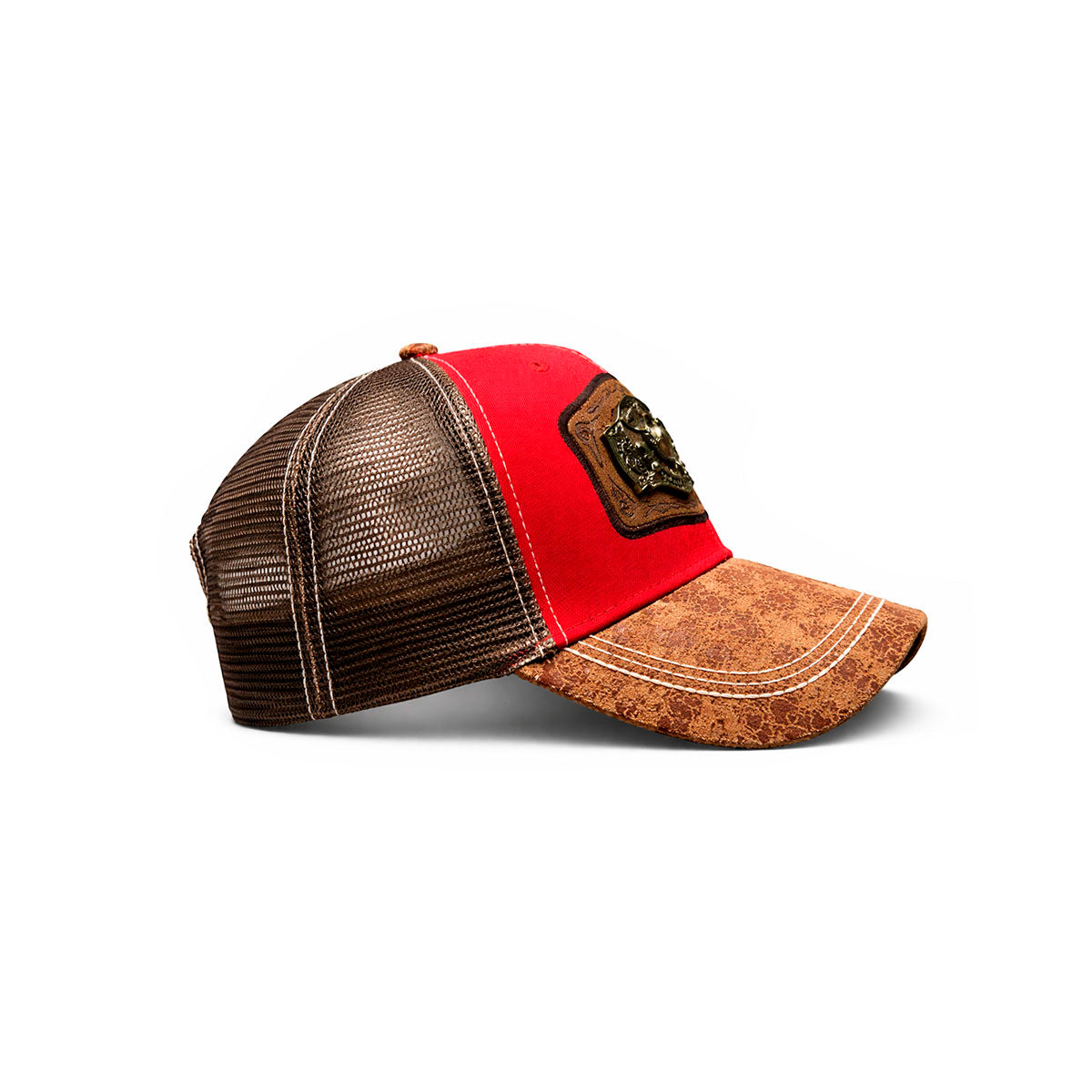 Gorra Trucker Vaquera Toro con Herraje Metálico