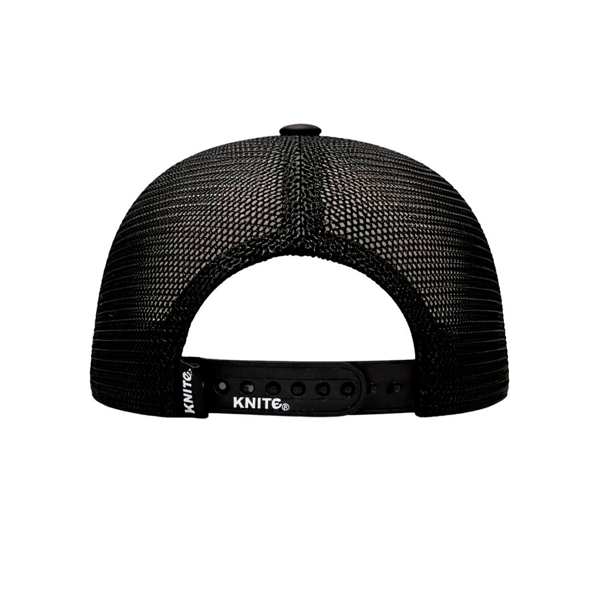 Gorra Knite Asphalt King Total Black Estilo Trucker Biker