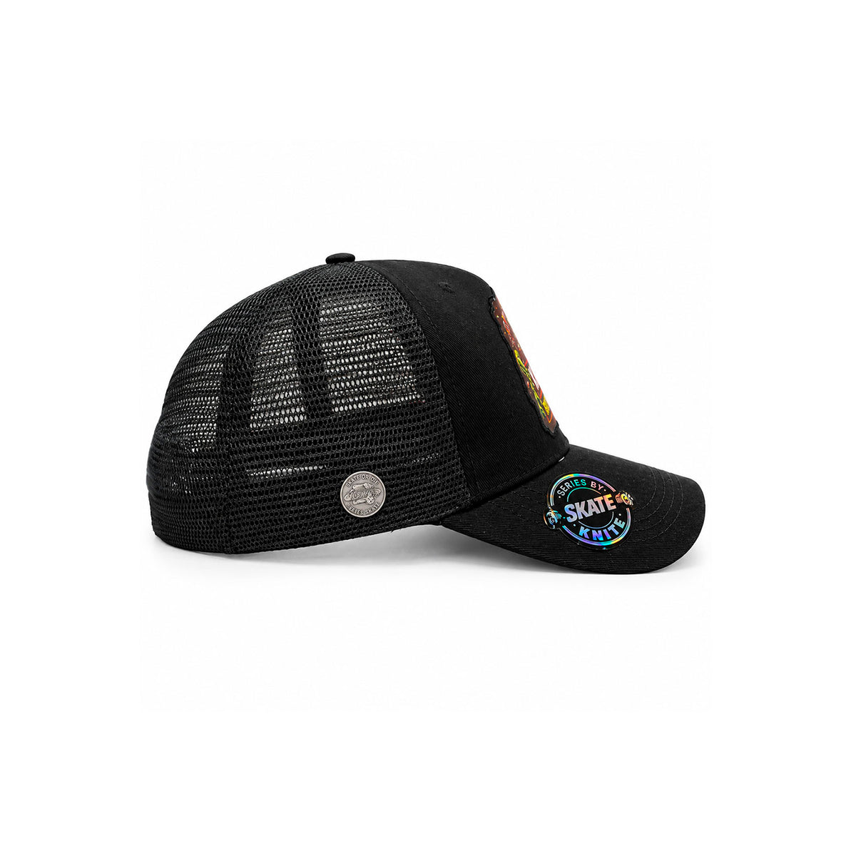 Gorra Knite SkateNegra Hombre Brutal Zombie Impreso