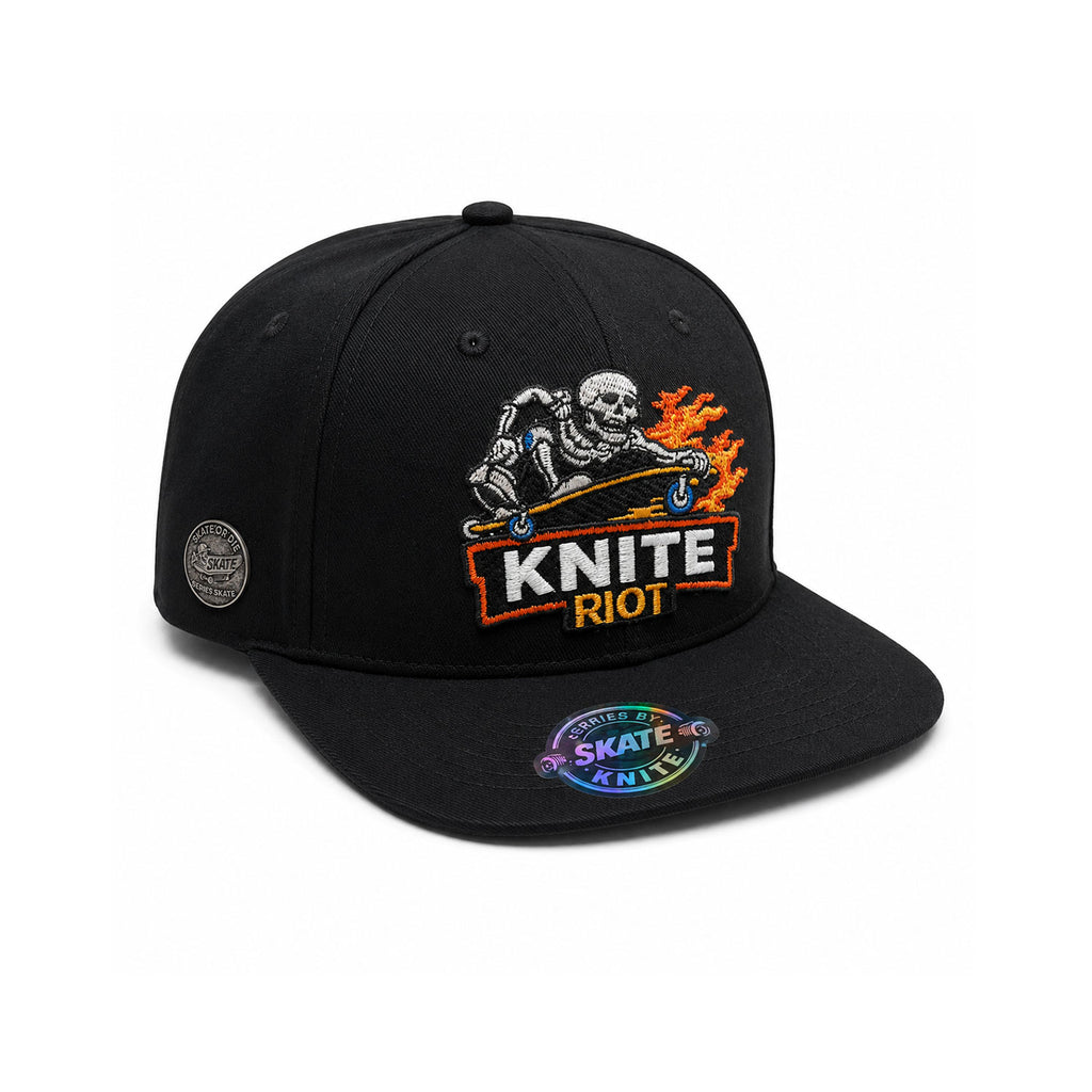 Gorra Bordada Negra Para Hombre KNITE Dead Ride Skate