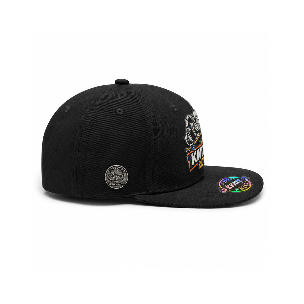 Gorra Bordada Negra Para Hombre KNITE Dead Ride Skate
