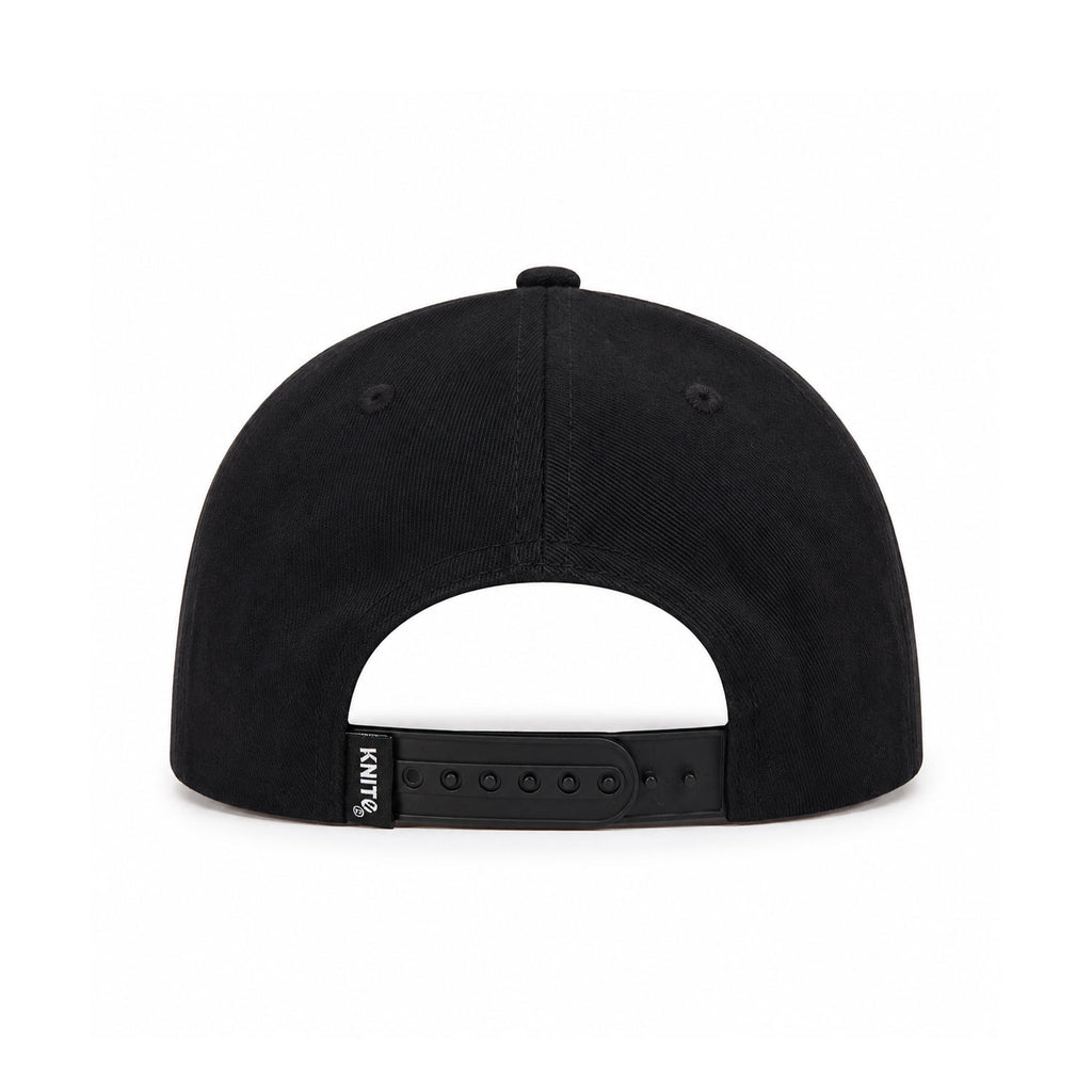 Gorra Bordada Negra Para Hombre KNITE Inferno Riot Skate