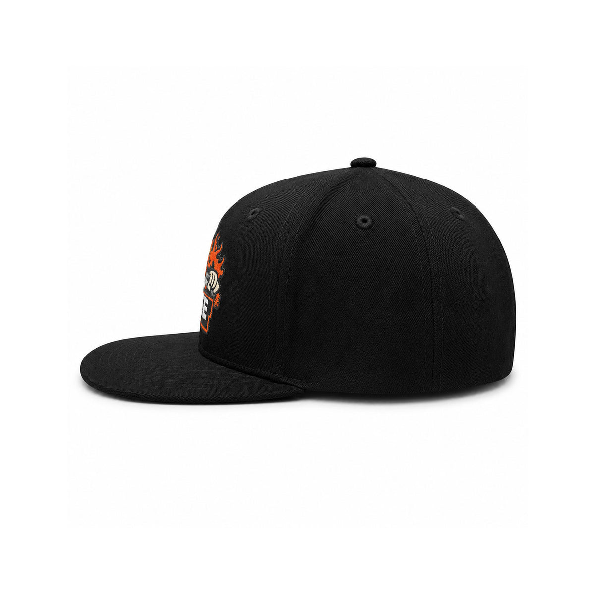 Gorra Bordada Negra Para Hombre KNITE Inferno Riot Skate