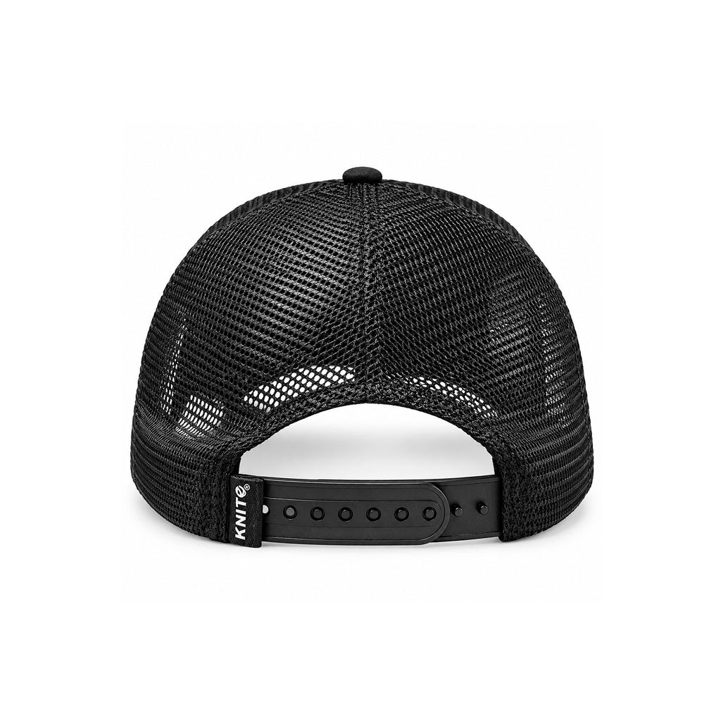 Gorra Knite Skate Snapback Hombre Inferno Riot Negra Impreso