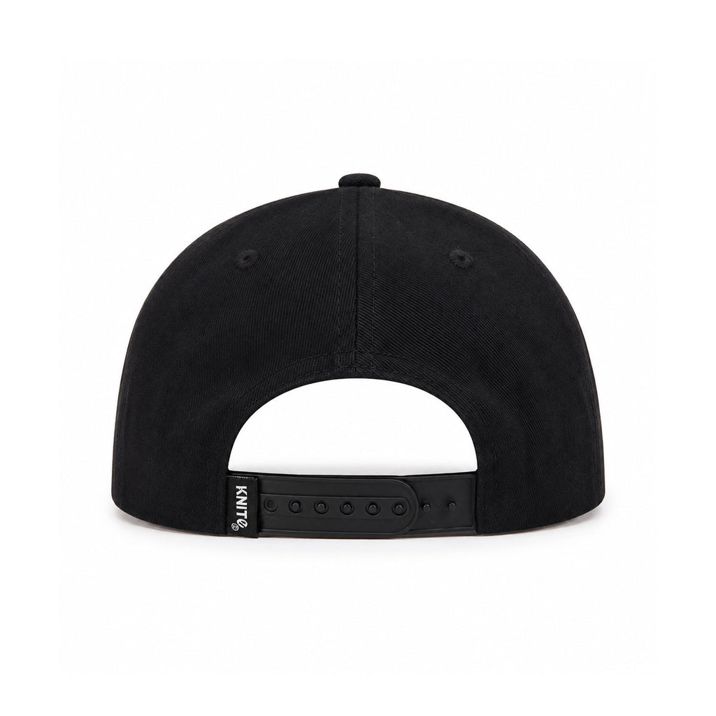 Gorra Bordada Negra Para Hombre KNITE Nightmare Rider