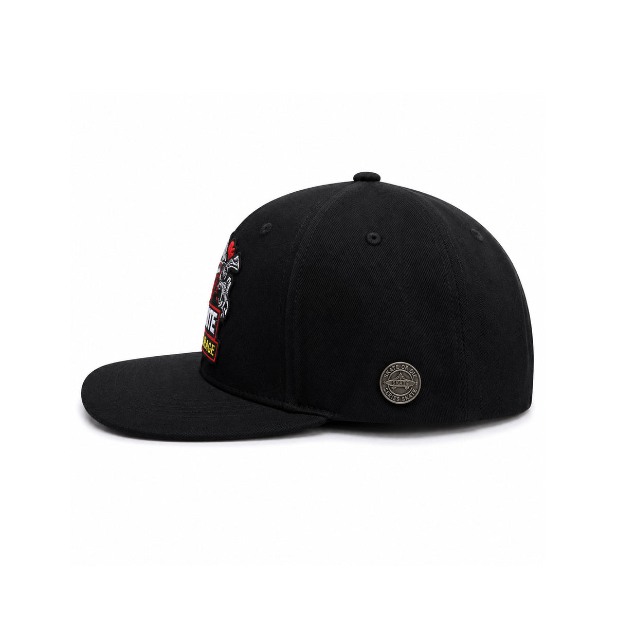 Gorra Bordada Negra Para Hombre KNITE Outlaw Rage Skate