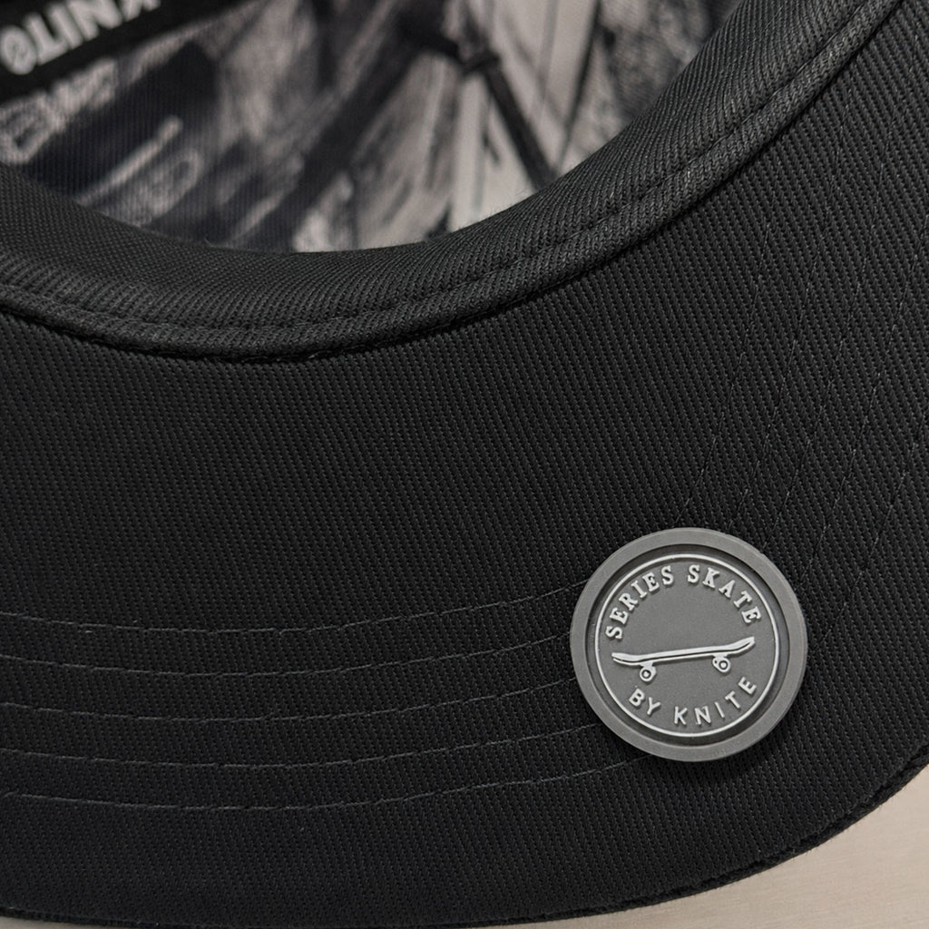 Gorra Bordada Negra Para Hombre KNITE Outlaw Rage Skate
