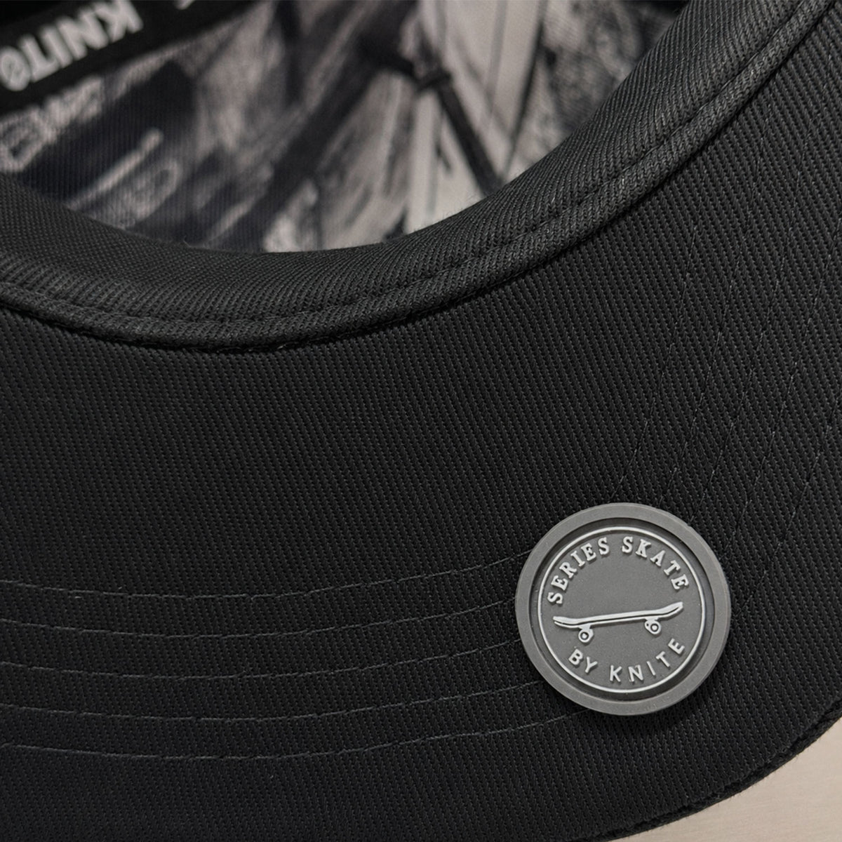 Gorra Bordada Negra Para Hombre KNITE Skate or Die Skate