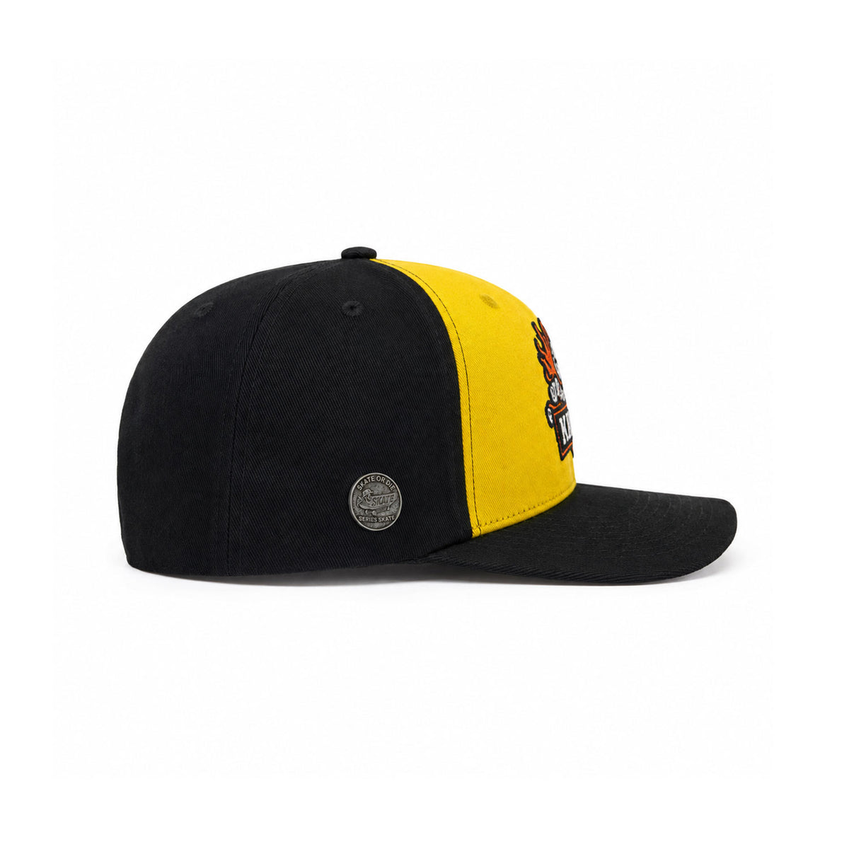 Gorra Bordada Negra Hombre Snapback Knite Skull Riot Skate