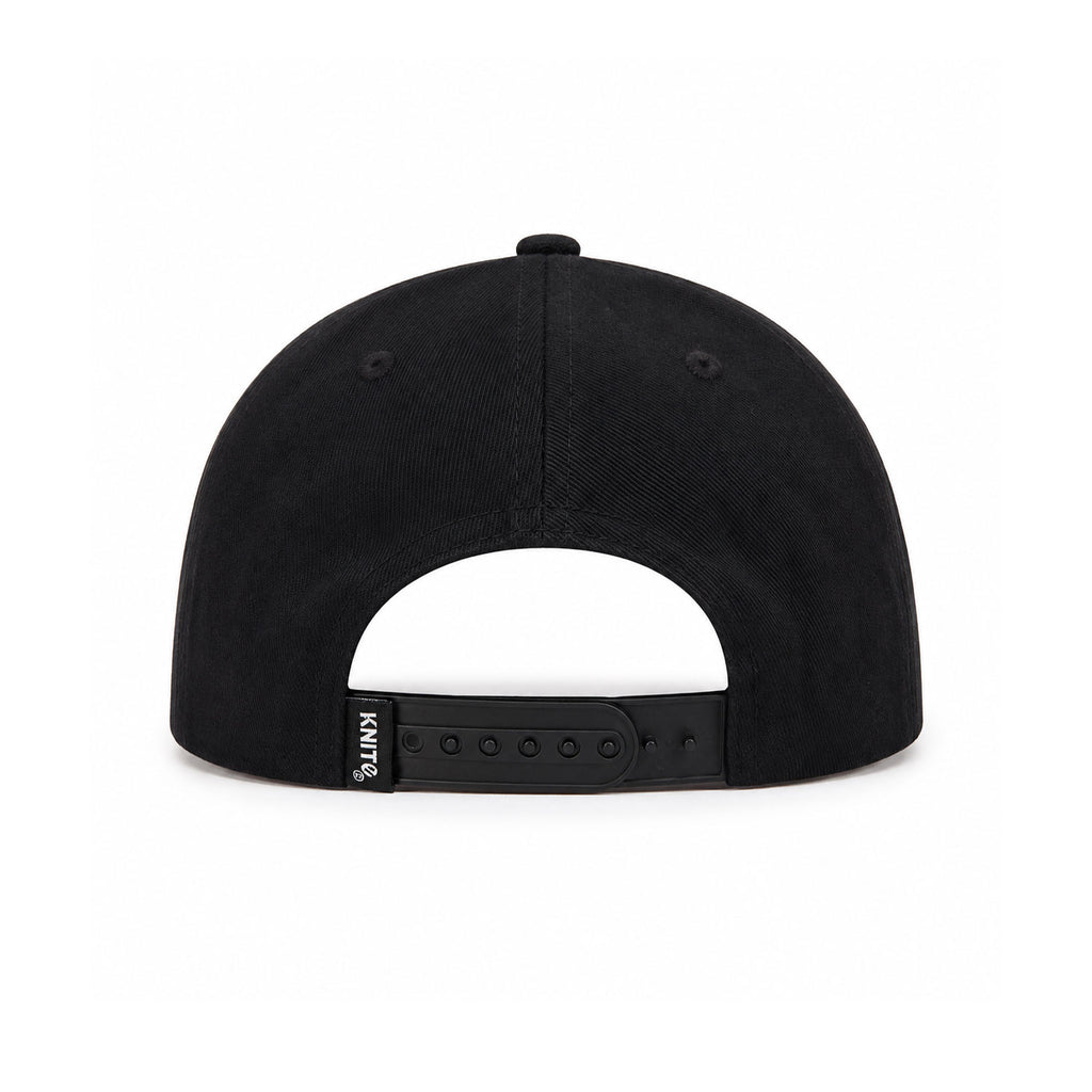 Gorra Bordada Negra Hombre Snapback Knite Skull Riot Skate