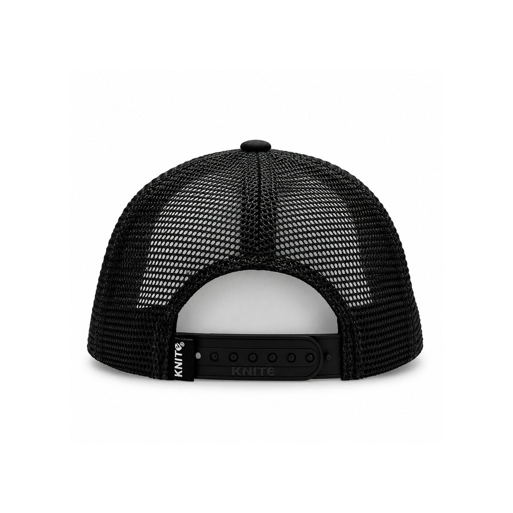 Gorra Knite Skate Hombre Trucker Negra Brutal Zombie Impreso