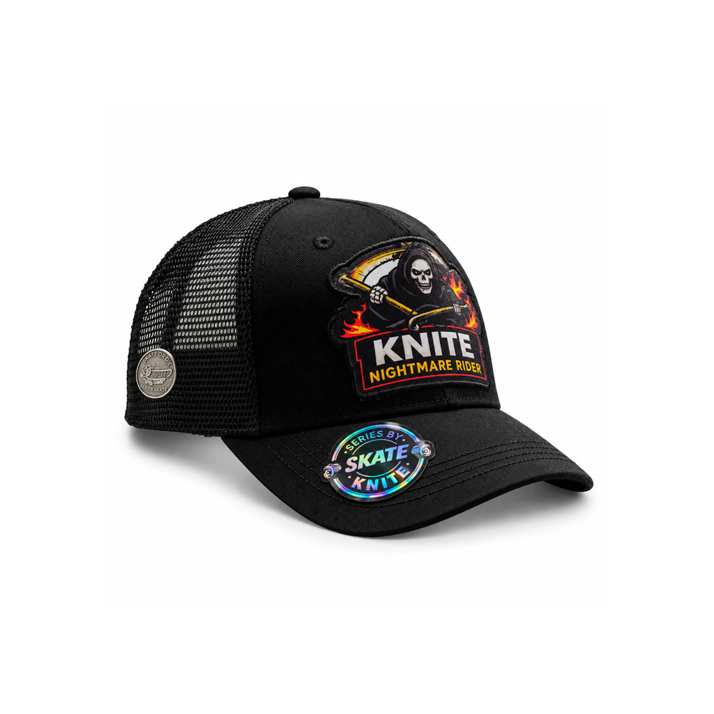 Gorra Knite Skate Trucker Hombre Nightmare Rider Impreso