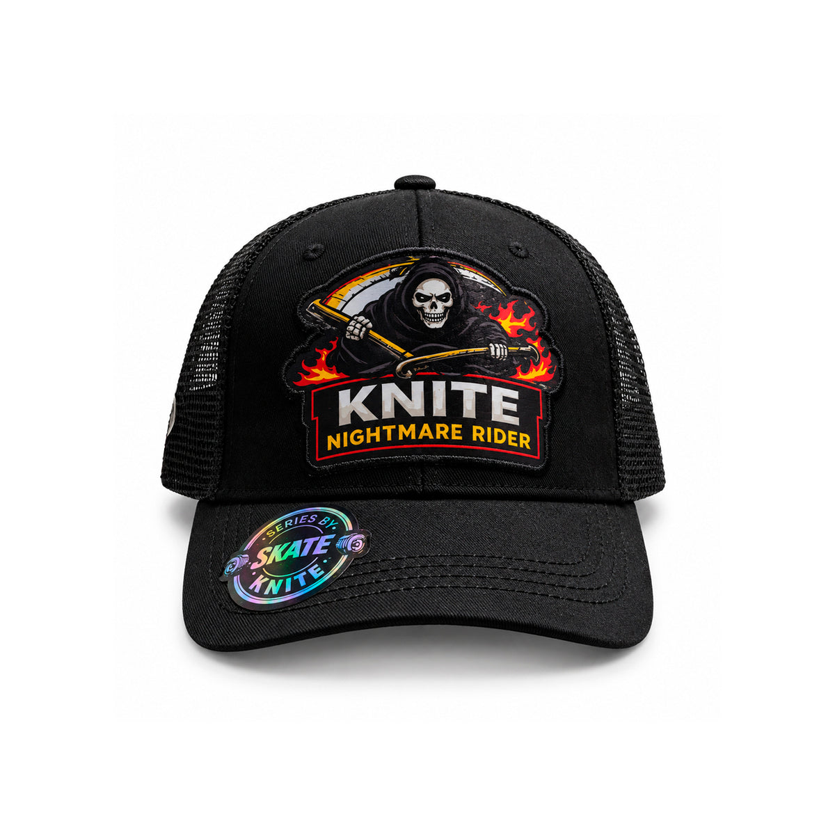 Gorra Knite Skate Trucker Hombre Nightmare Rider Impreso