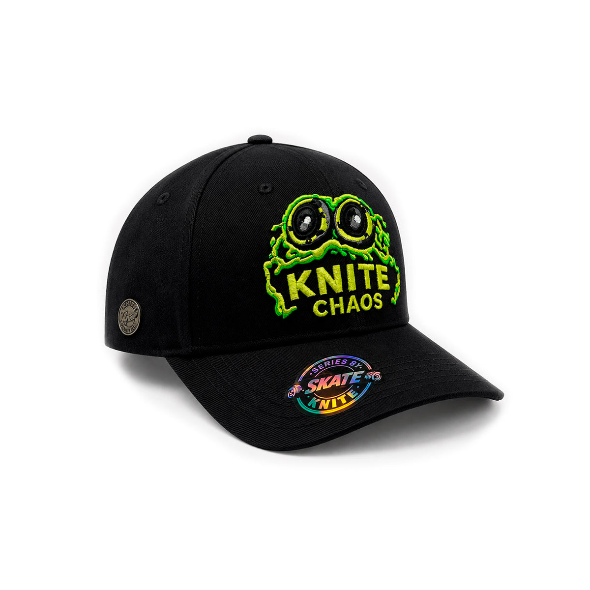 Gorra Bordada Negra Para Hombre Knite Chaos Snapback Urbana