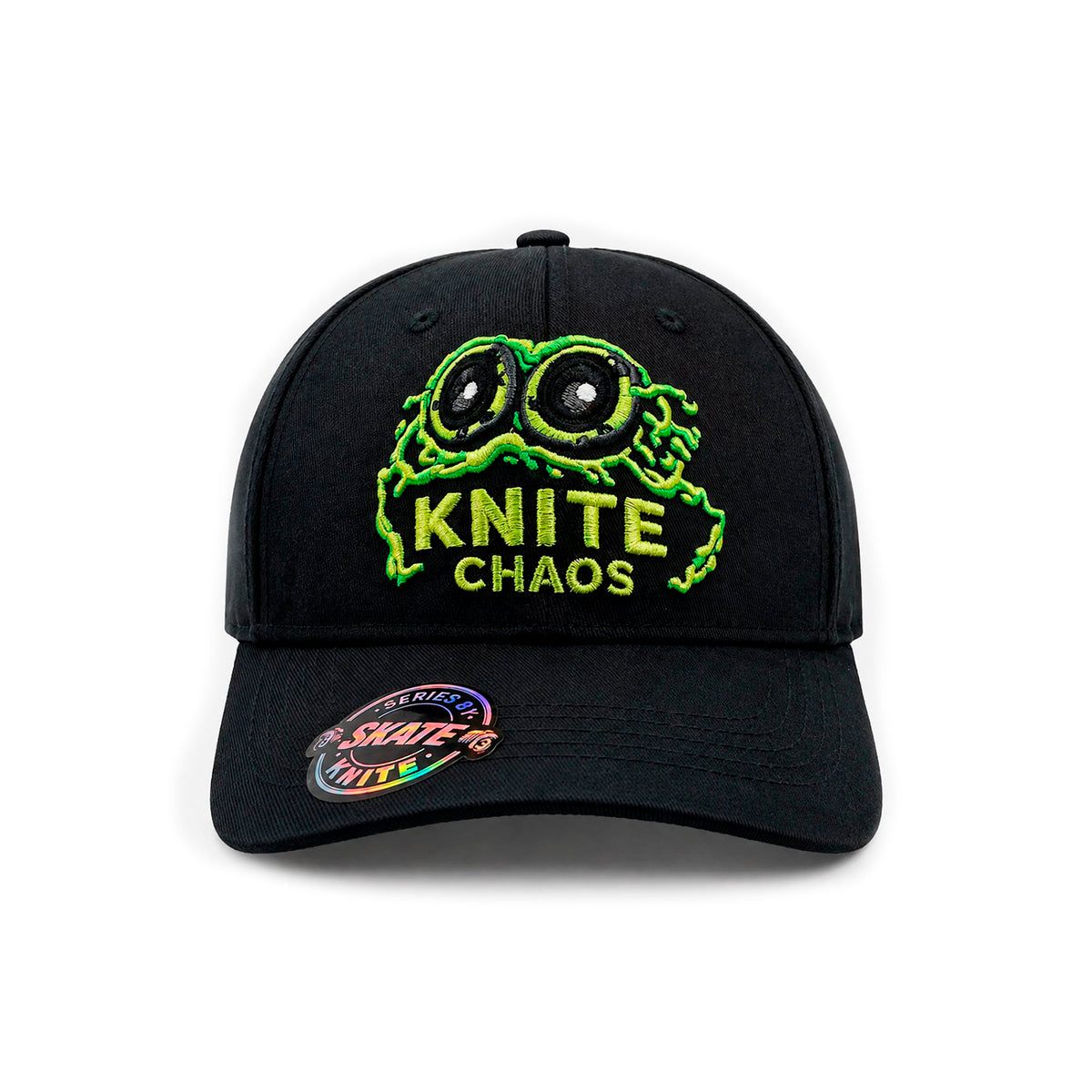 Gorra Bordada Negra Para Hombre Knite Chaos Snapback Urbana