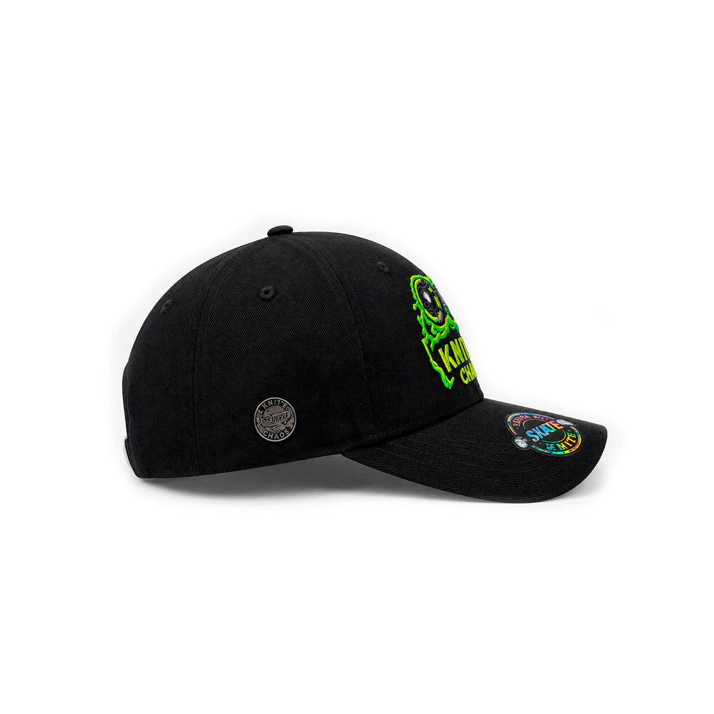 Gorra Bordada Negra Para Hombre Knite Chaos Snapback Urbana