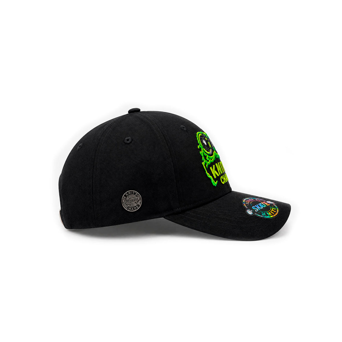 Gorra Bordada Negra Para Hombre Knite Chaos Snapback Urbana