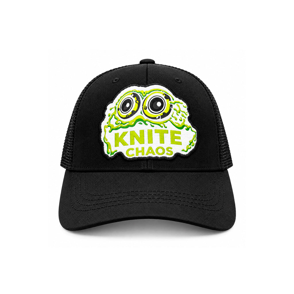 Gorra Knite Skate Negra Para Hombre Chaos Snapback Impreso