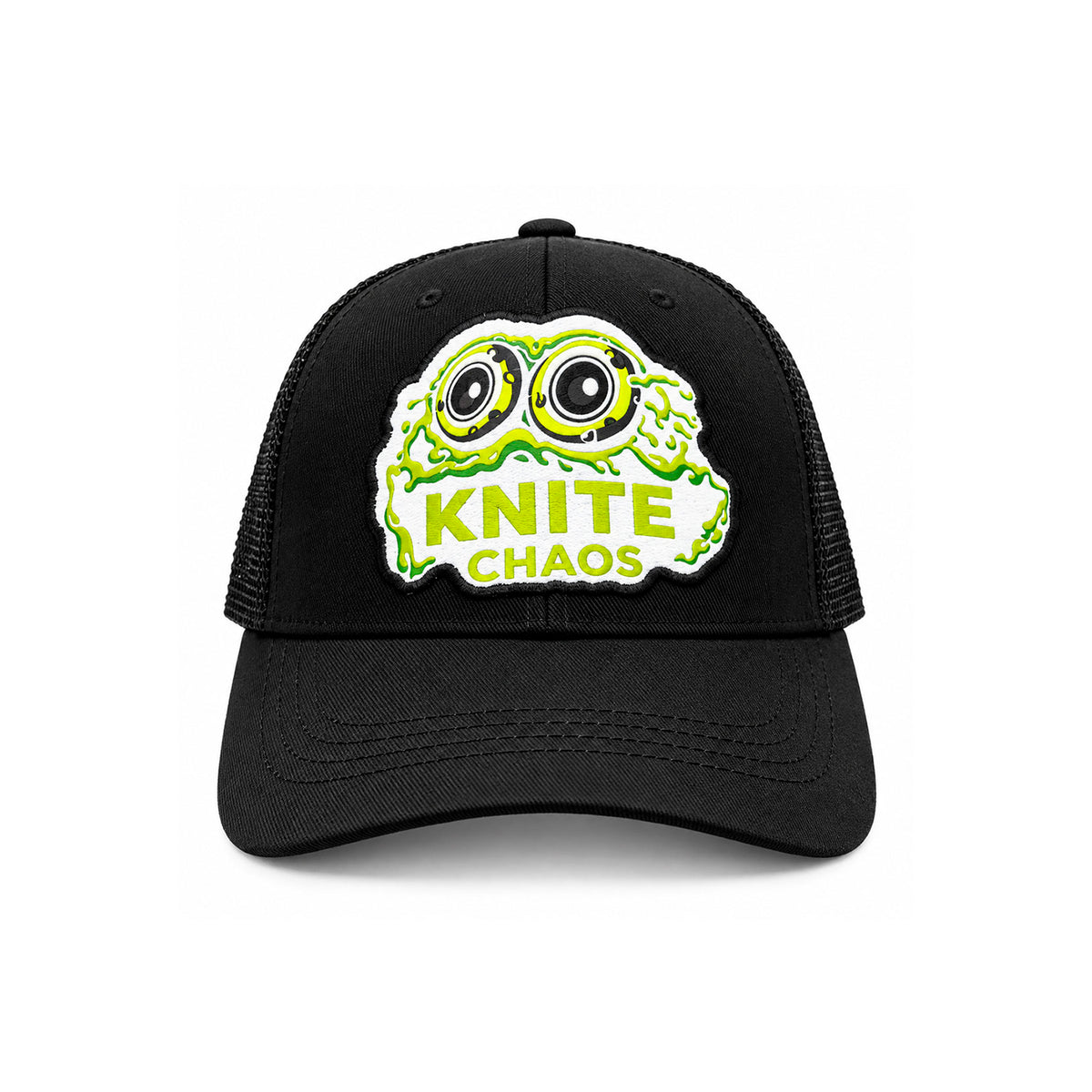 Gorra Knite Skate Negra Para Hombre Chaos Snapback Impreso