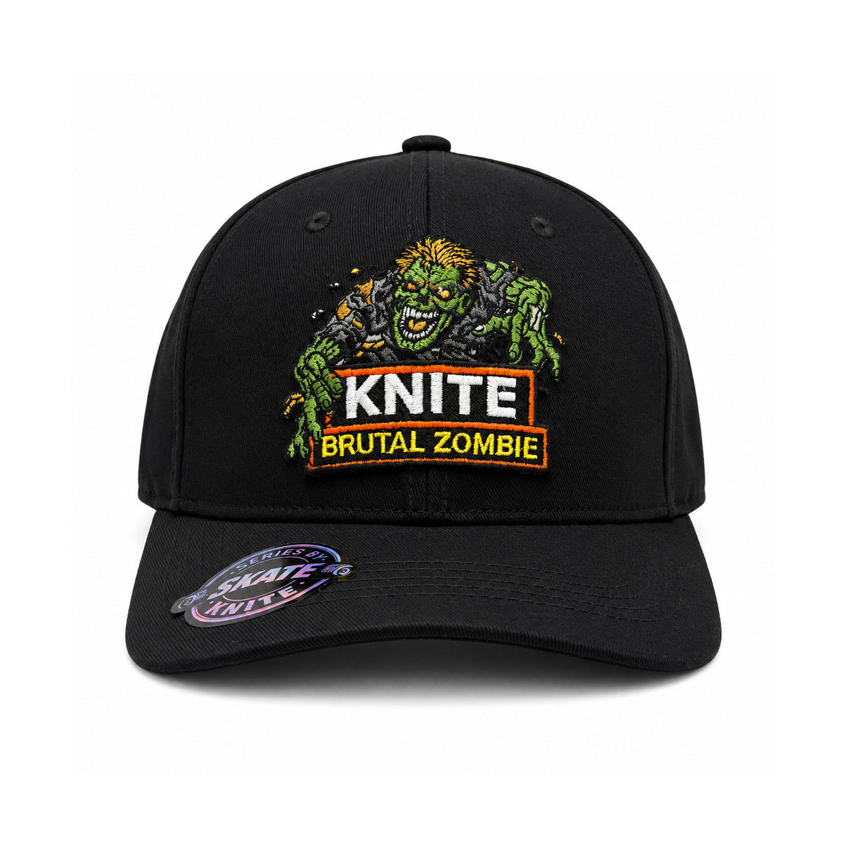 Gorra Bordada Negra Para Hombre KNITE Zombie Breakout
