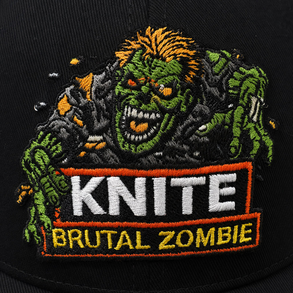 Gorra Bordada Negra Para Hombre KNITE Zombie Breakout