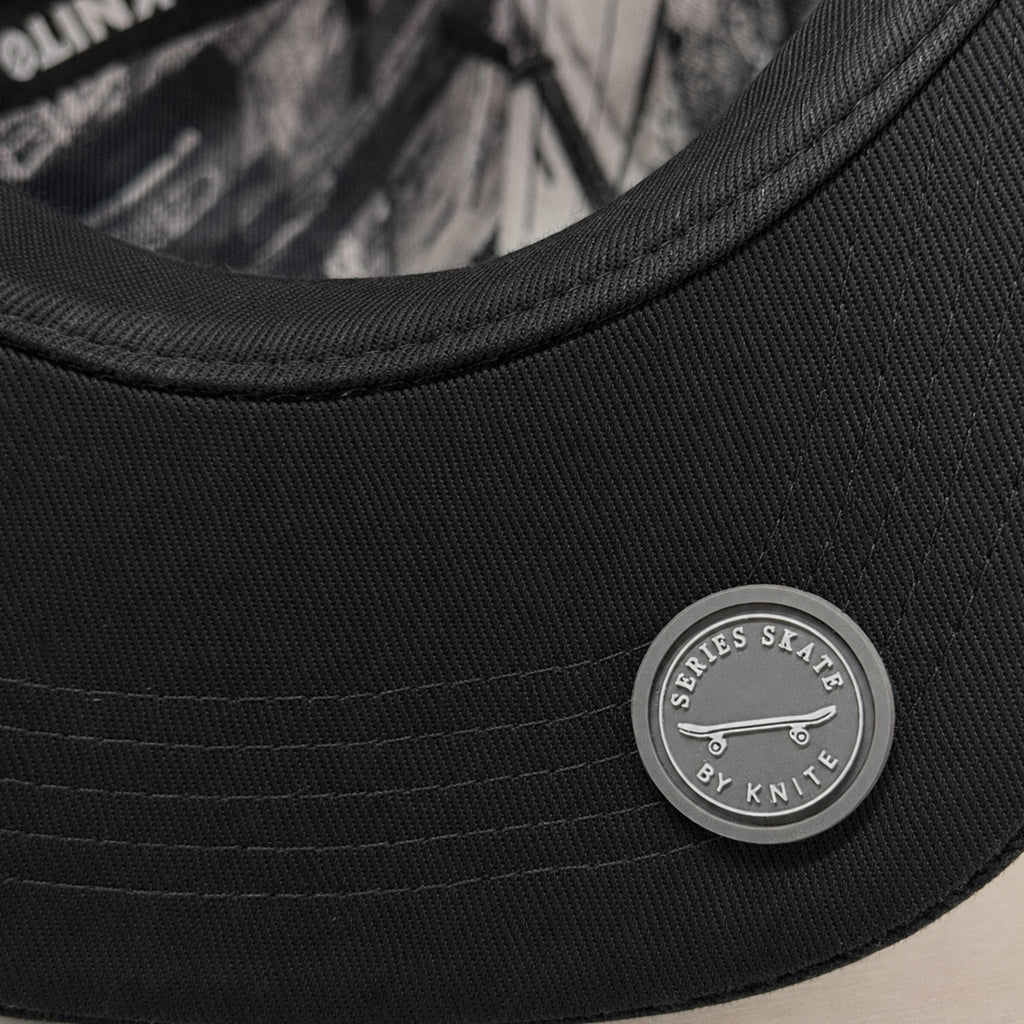 Gorra Bordada Negra Para Hombre KNITE Zombie Breakout